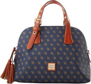 Dooney & Bourke Satchel Handbags for Women, Gretta Audrey Small Satchel Bag with Crossbody Strap