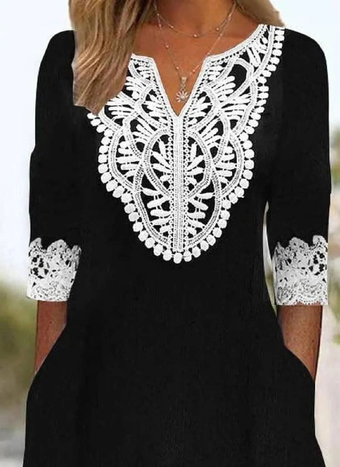 Dresses for Women Summer Groovy Patchwork Long Sleeve V-Neck Midi Dress Casual Beach Vacation Travel Outfits 2025
