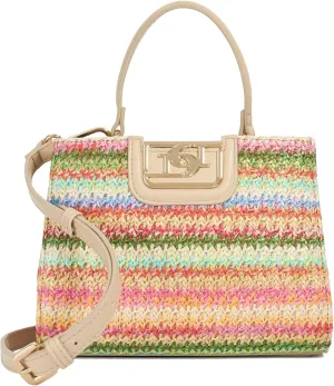 Dune DILLY Textured DD-Interlock Grab Bag, Multi_raffia, Onesize