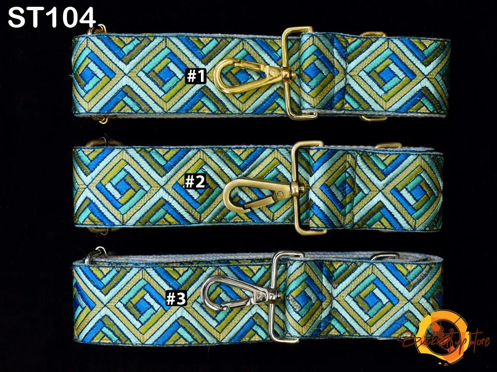 Embroidered Purse Strap Crossbody Strap for Purses Boho Bags Strap Embroidery Replacement Strap Boho Guitar Strap Handbag Strap gift for her