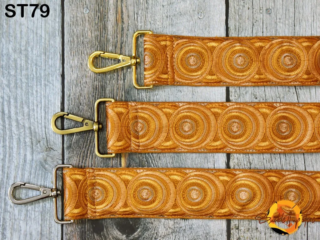 Embroidered Purse Strap Crossbody Strap for Purses Boho Bags Strap Embroidery Replacement Strap Boho Guitar Strap Handbag Strap gift for mom
