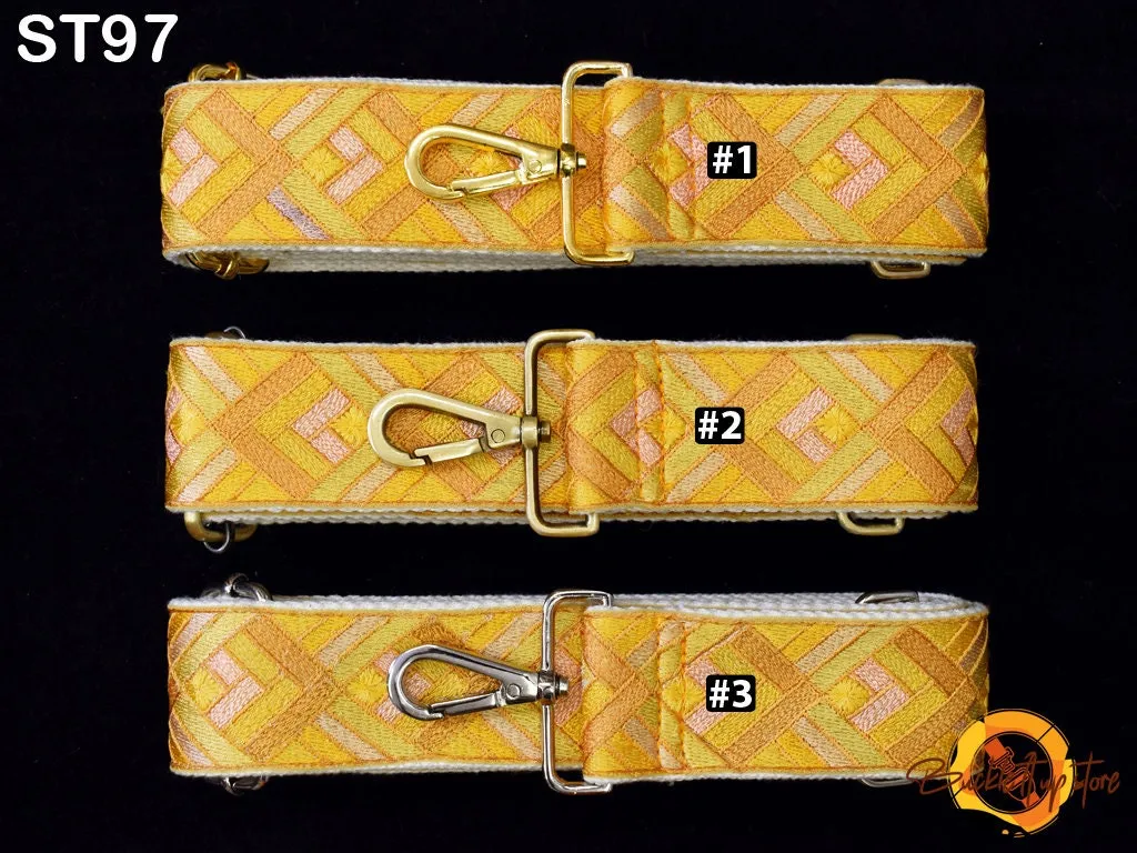 Embroidered Purse Strap Crossbody Strap for Purses Boho Sling Bags Strap Embroidery Replacement Guitar Strap Handbag Strap Tote gift for mom