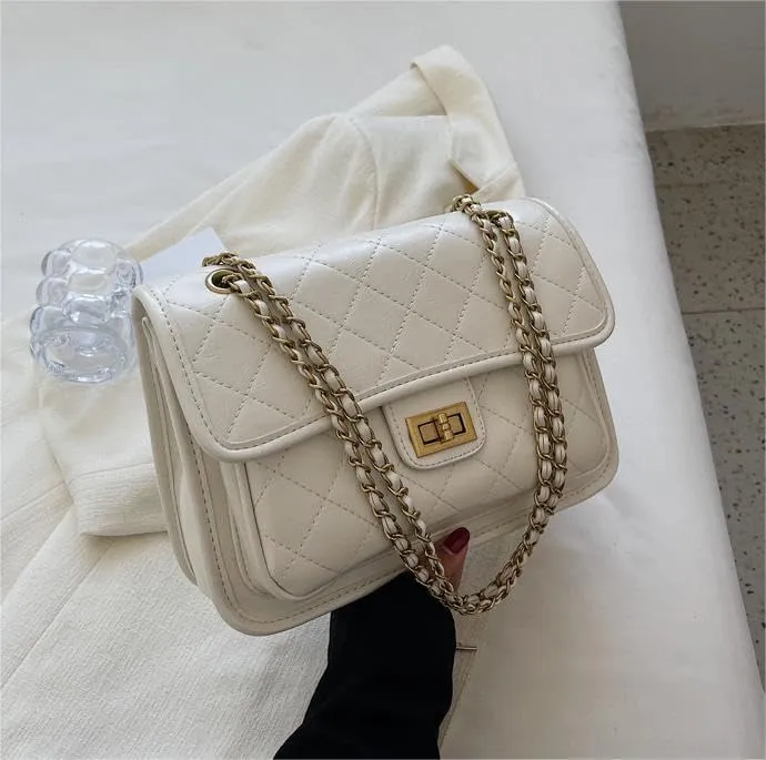 Exquisite fashion underarm Purses ladies commuting chain shoulder messenger bags classic versatile handbags
