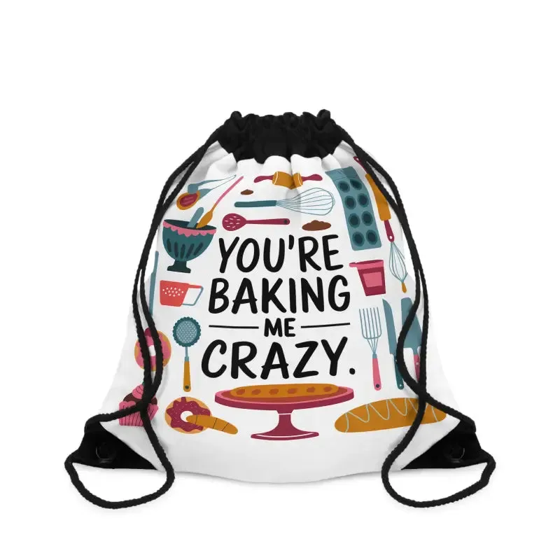 Eye Popping Crazy Outdoor Drawstring Bag