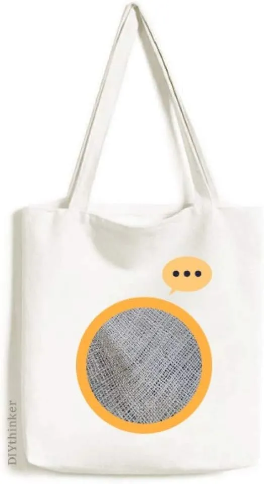 Fabric Flax Gray Abstract Expression Gift Sack Canvas Tote Shoulder Bag