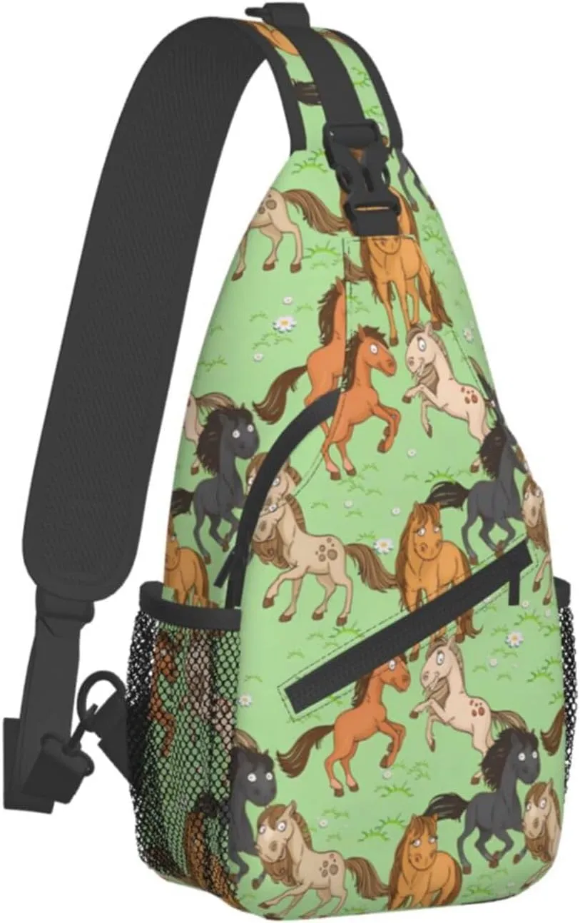 Fashion Chest Sling Bag Adjustable Strap Crossbody Shoulder Backpack Travel Casual Unisex Daypack