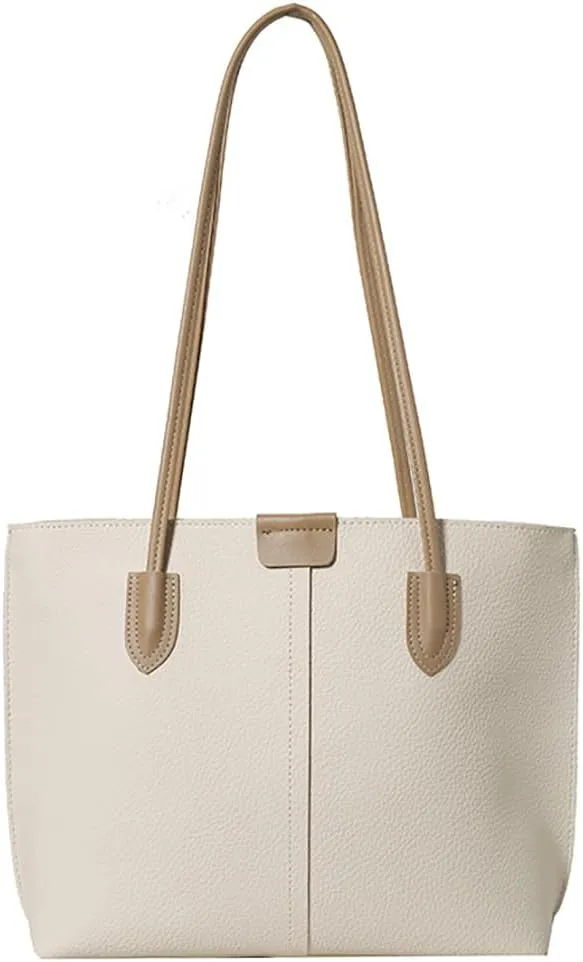 Fashion Tote Bag for Women Large PU Leather Top Handle Satchel Shoulder Purse Oversized Work Handbags