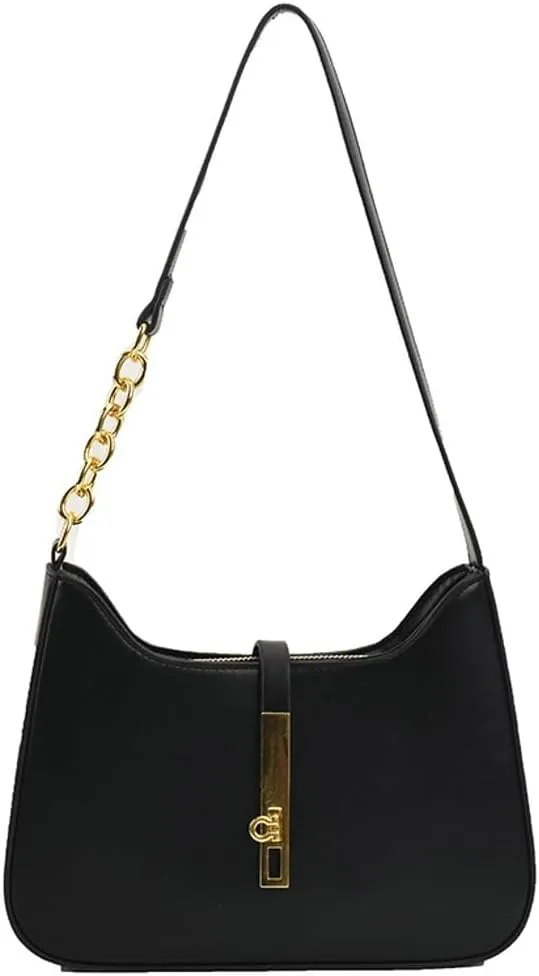 Fashion Vegan Leather Shoulder Bag for Women Handbags Purse Small Tote Bag Casual Top Handle Satchel 2024
