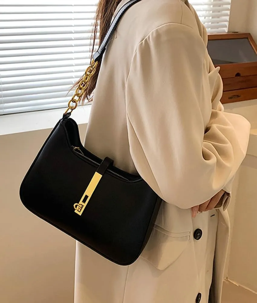 Fashion Vegan Leather Shoulder Bag for Women Handbags Purse Small Tote Bag Casual Top Handle Satchel 2024