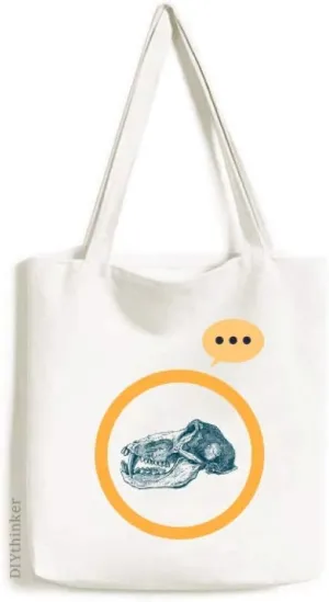 Flank Sketch Animal l Animal Expression Gift Sack Canvas Tote Shoulder Bag