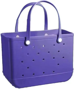 GBB Beach Bag Lightweight Rubber Tote Bag Large Waterproof Tote Bag Washable Outdoor Bags Durable Open Handbag for Travel
