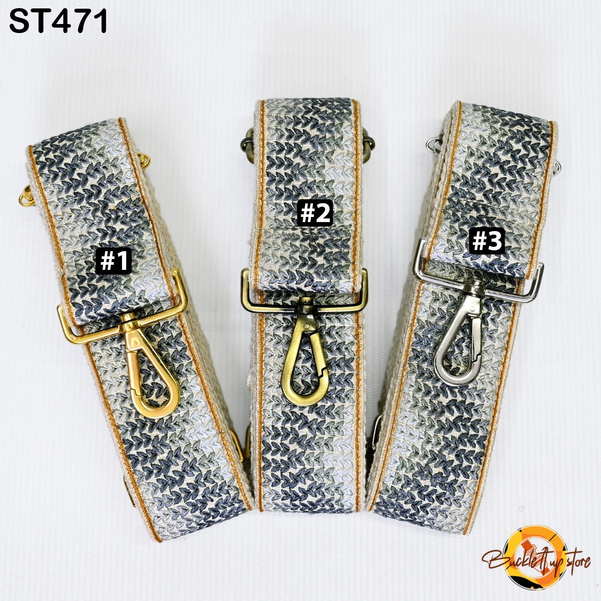 Grey Replacement Purse Strap Embroidery Crossbody Strap for Purses Embroidered Bag Strap Boho Guitar Strap Handbag Strap Gift for Sister