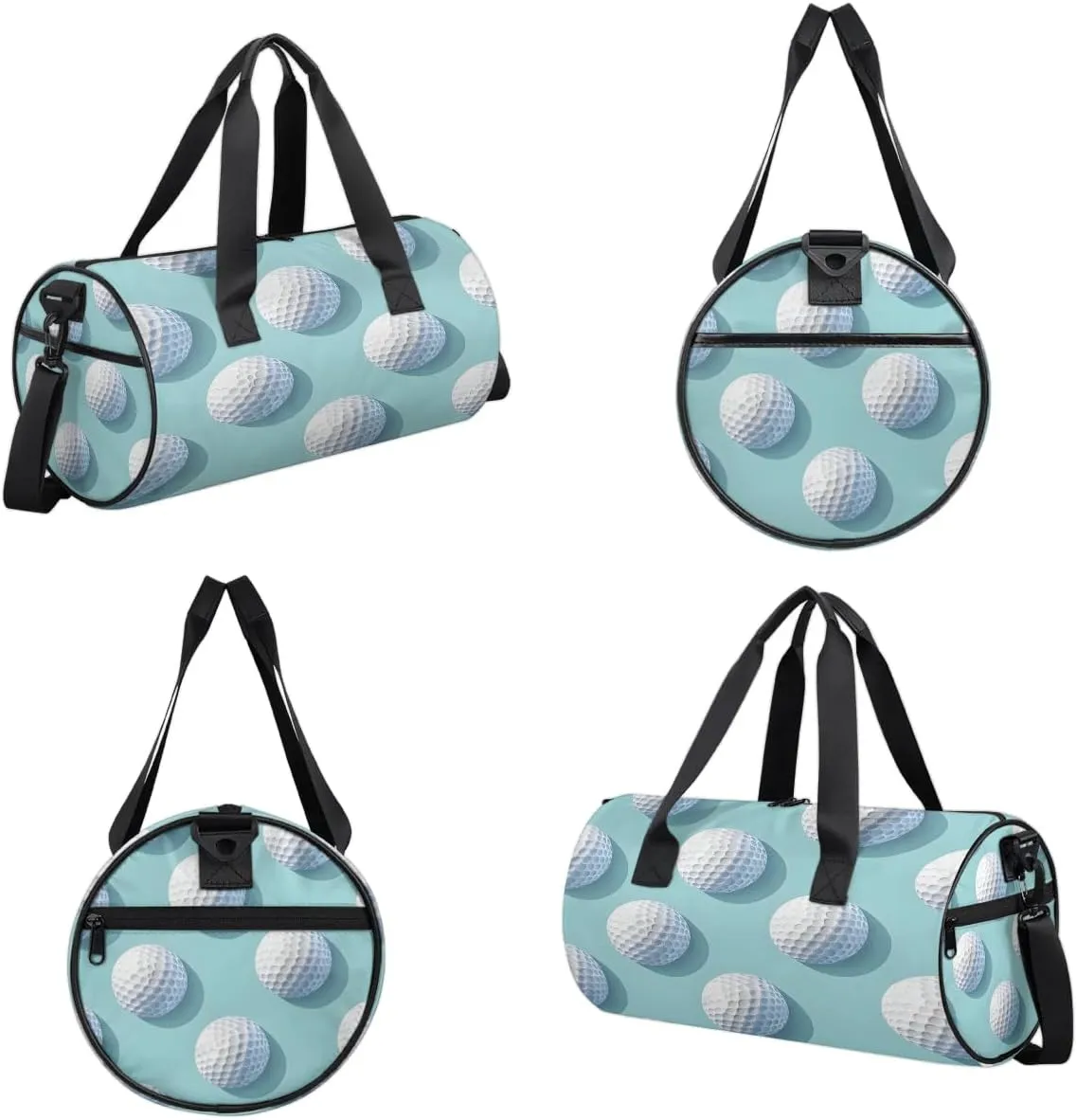 Gym Bags for Men Women Golf Balls Sports Duffel Bags Carry On Travel Duffle Bag with Detachable Adjustable Shoulder Strap Overnight Weekender Bag