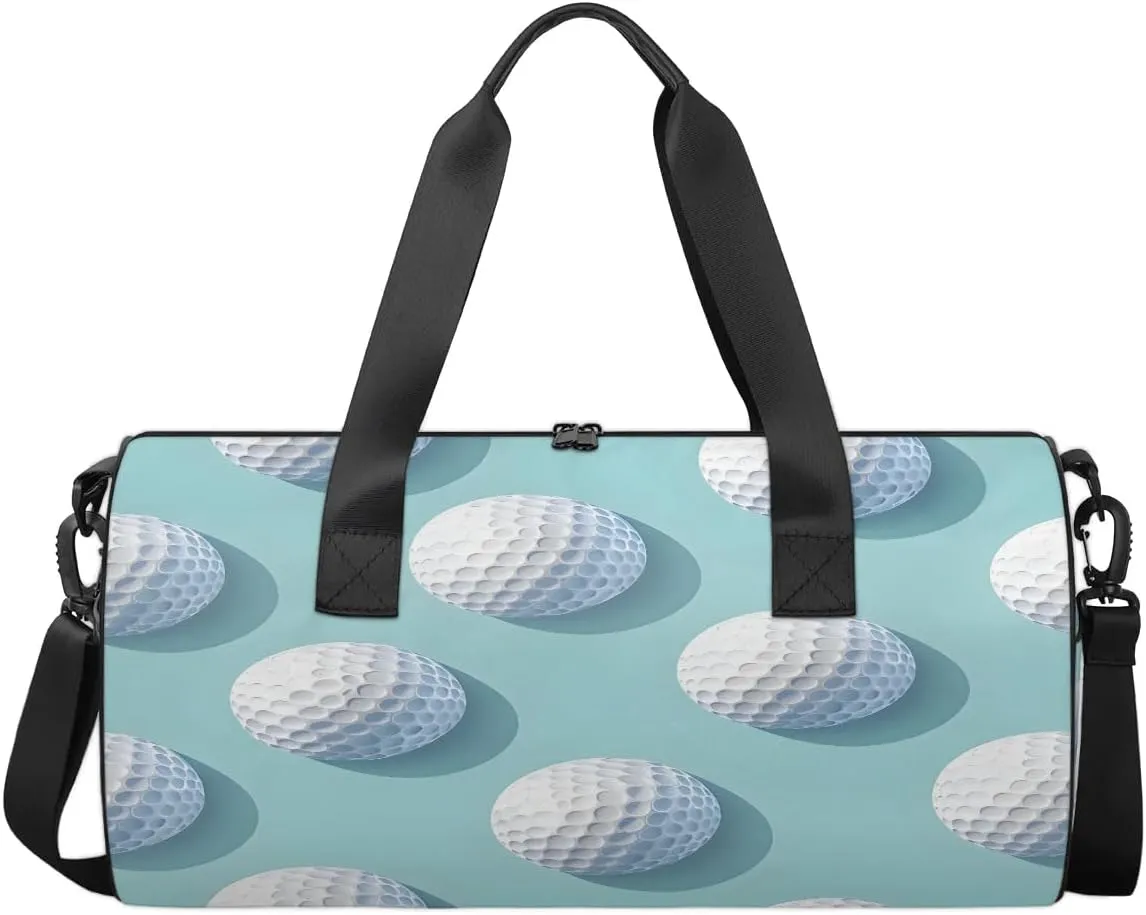 Gym Bags for Men Women Golf Balls Sports Duffel Bags Carry On Travel Duffle Bag with Detachable Adjustable Shoulder Strap Overnight Weekender Bag