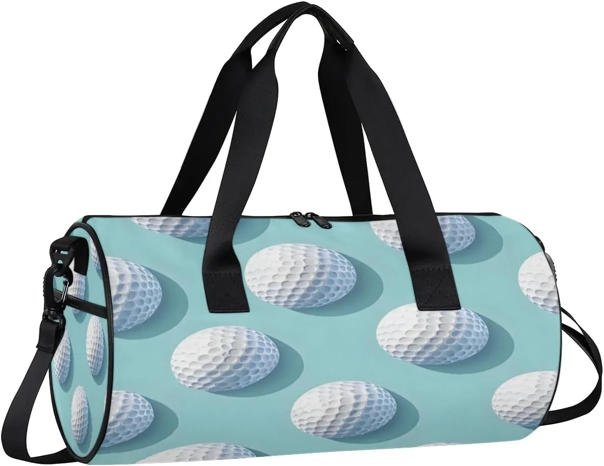 Gym Bags for Men Women Golf Balls Sports Duffel Bags Carry On Travel Duffle Bag with Detachable Adjustable Shoulder Strap Overnight Weekender Bag