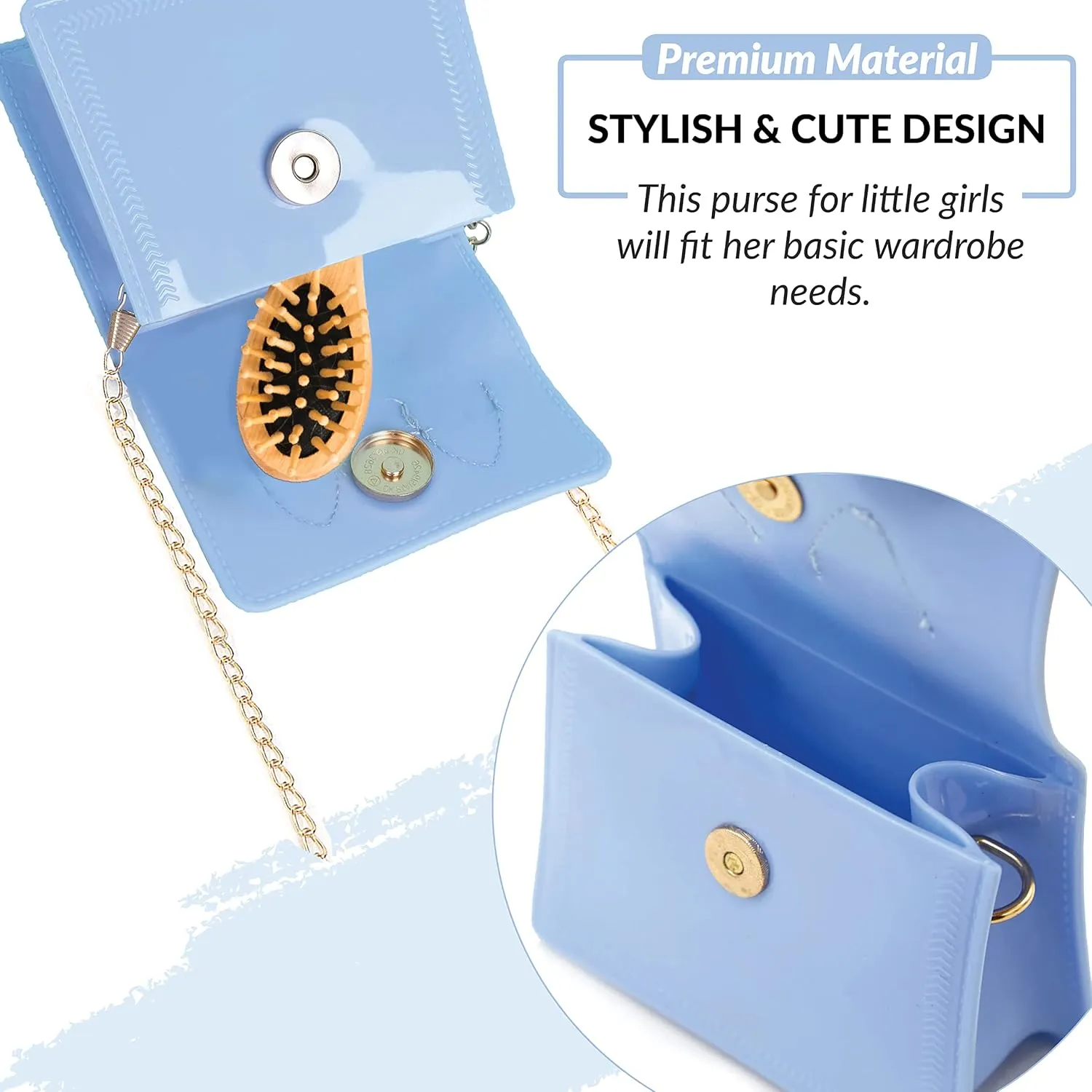 Hanbella Girls Mini Crossbody Bags Cute Small Shoulder Purses for Toddlers Kids Teens Handbags Cellphone Wallets for Women