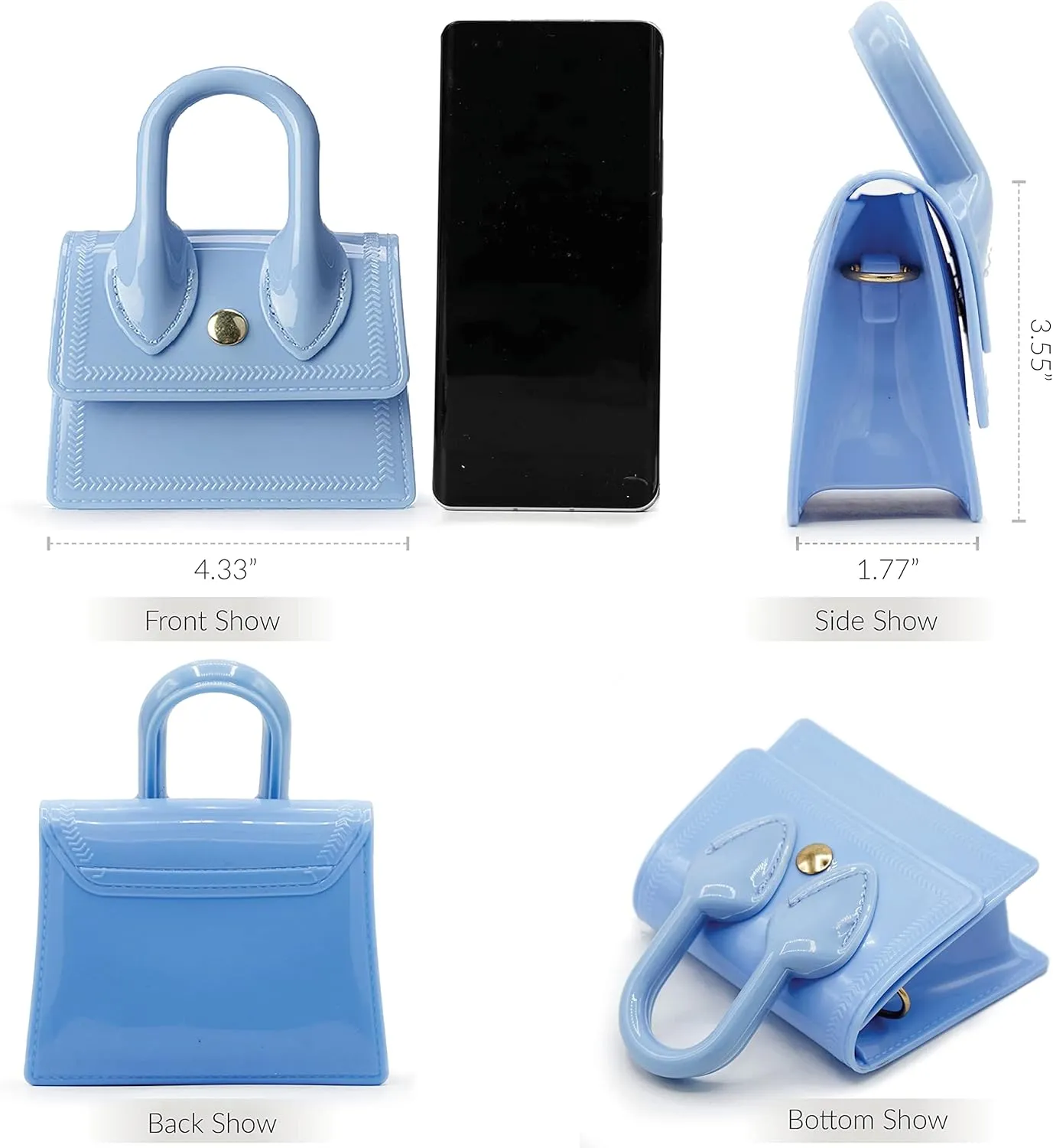 Hanbella Girls Mini Crossbody Bags Cute Small Shoulder Purses for Toddlers Kids Teens Handbags Cellphone Wallets for Women