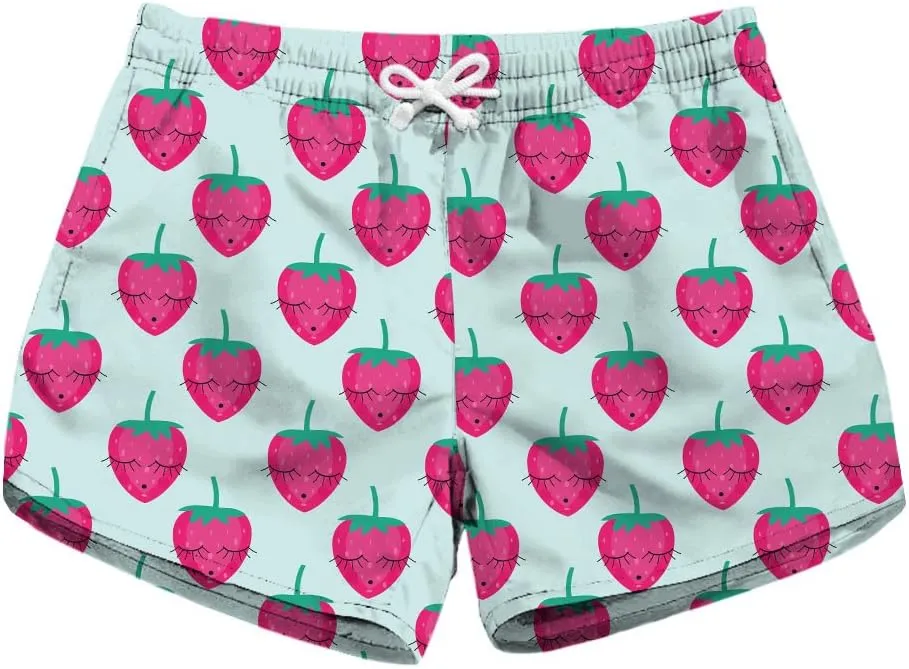 Honeystore Women's Casual Swim Trunks Quick Dry Print Boardshort Beach Shorts