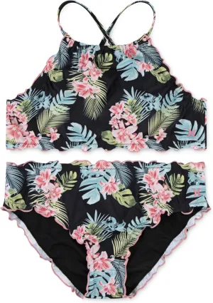Hurley Girls' Halter Bikini (Big Kid)