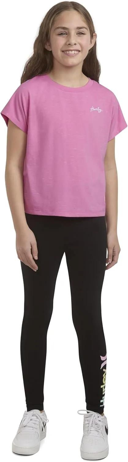 Hurley Girls' Soft Knit Basic T-Shirt