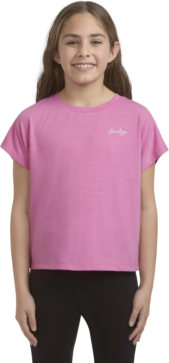 Hurley Girls' Soft Knit Basic T-Shirt