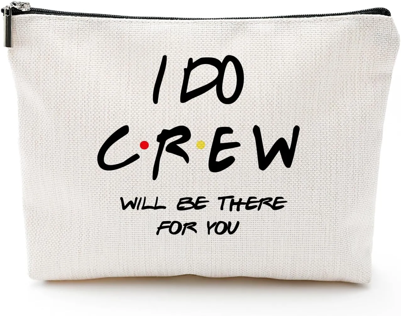 I Do Crew Bachelorette Party Wedding Gifts for Besties Friends Makeup Bag Purse Cosmetic Bag for Women