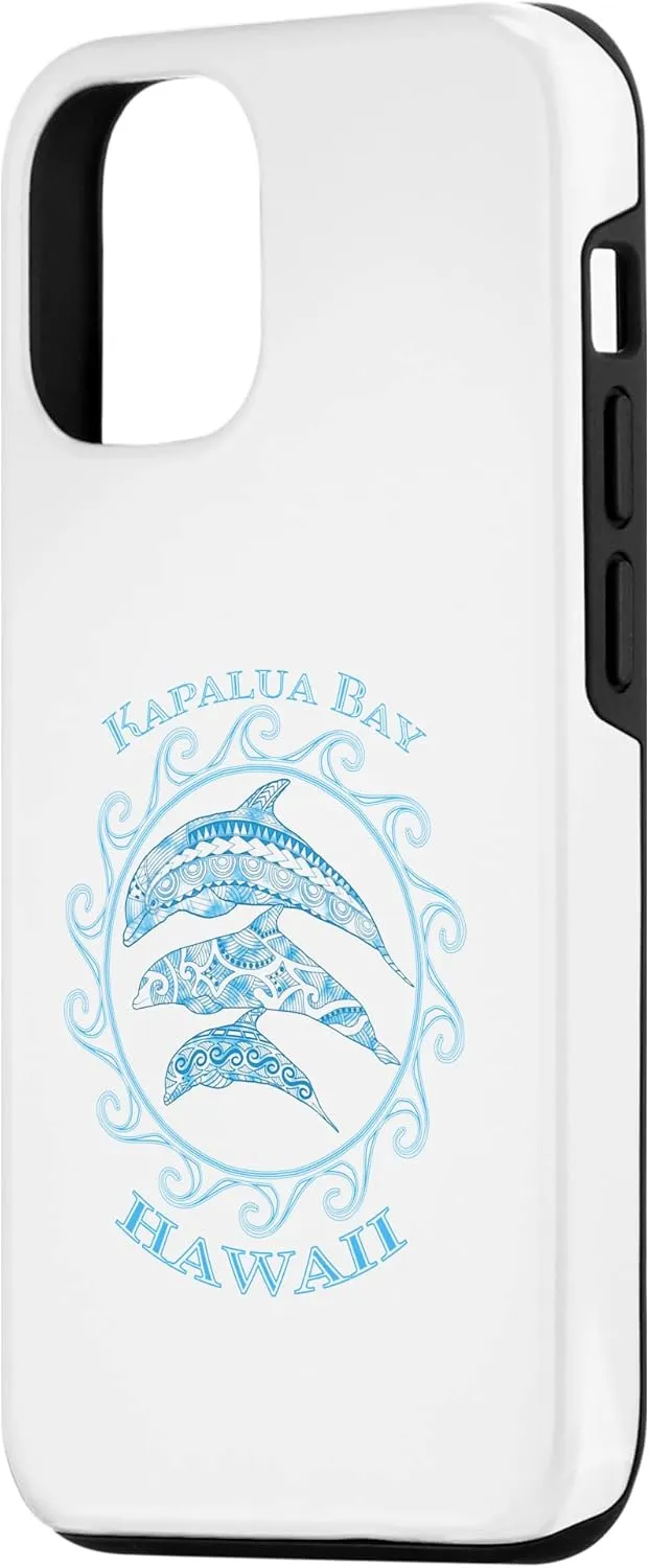 iPhone 12/12 Pro Kapalua Bay Hawaii Tribal Dolphins Ocean Animals Case