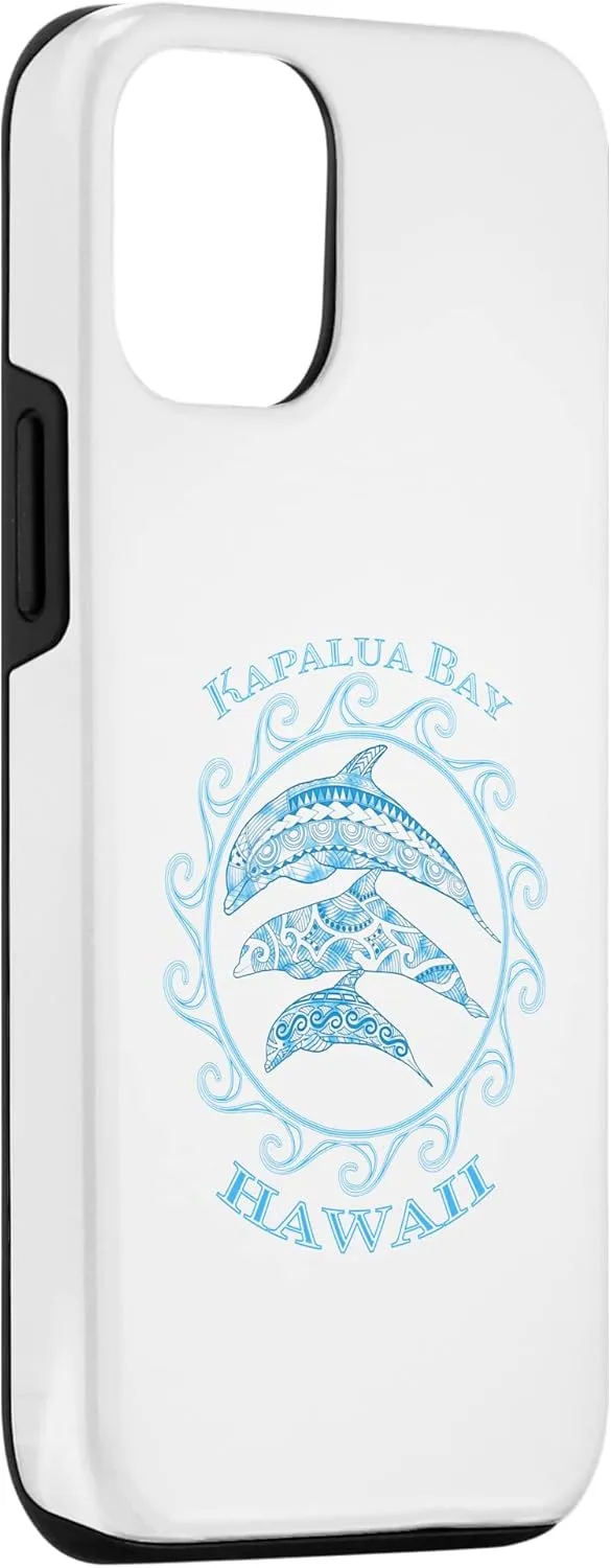 iPhone 12/12 Pro Kapalua Bay Hawaii Tribal Dolphins Ocean Animals Case