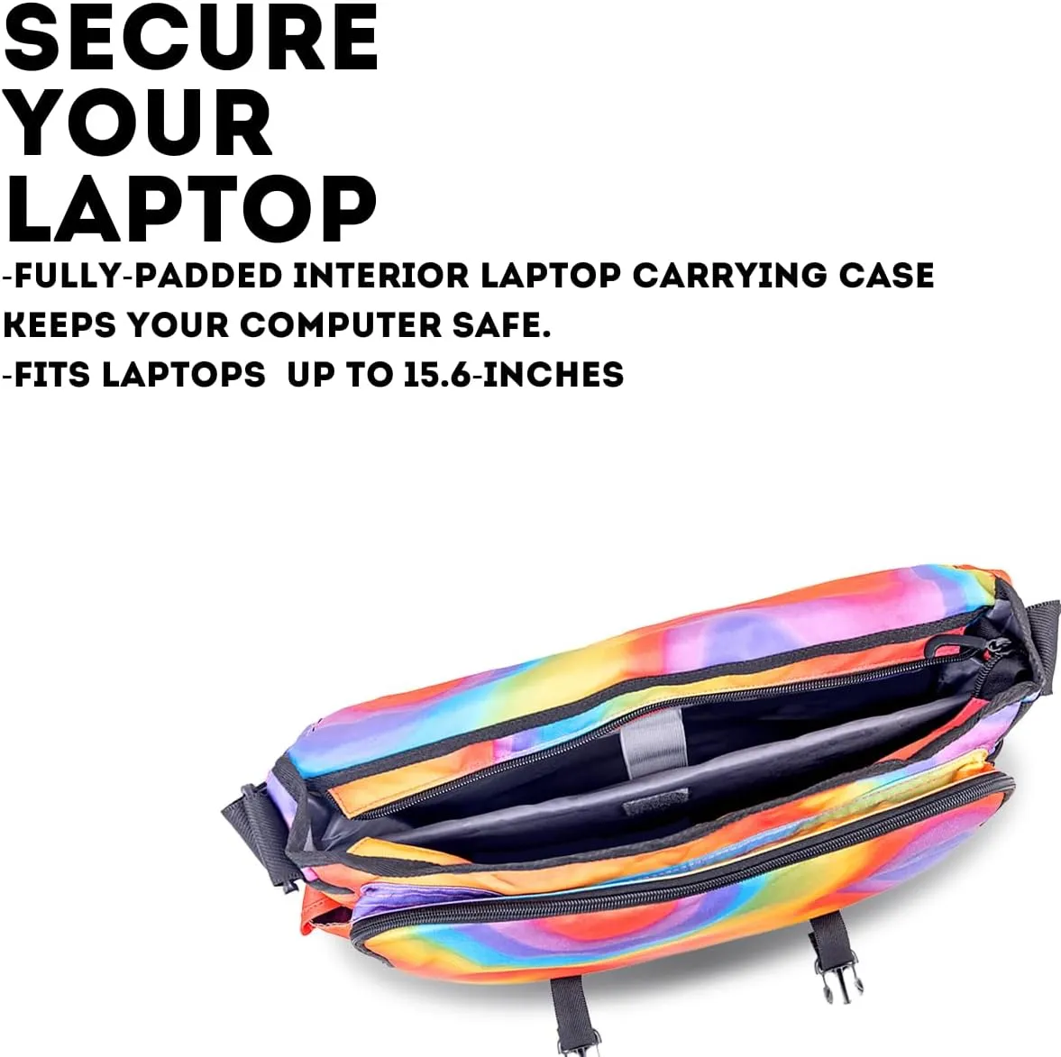 J World New York Thomas Laptop Messenger Bag for Women & Men. Kids Computer Bookbag