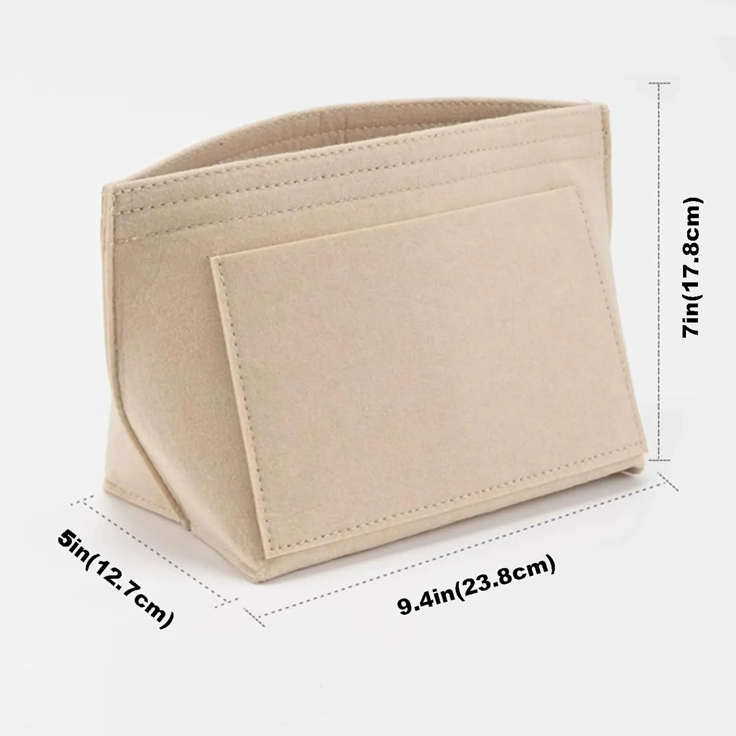 jiesinlov Purse Organizer Insert for Handbags,Felt Bag Organizers Suitable for Le Pliage Small (Felt-Small)