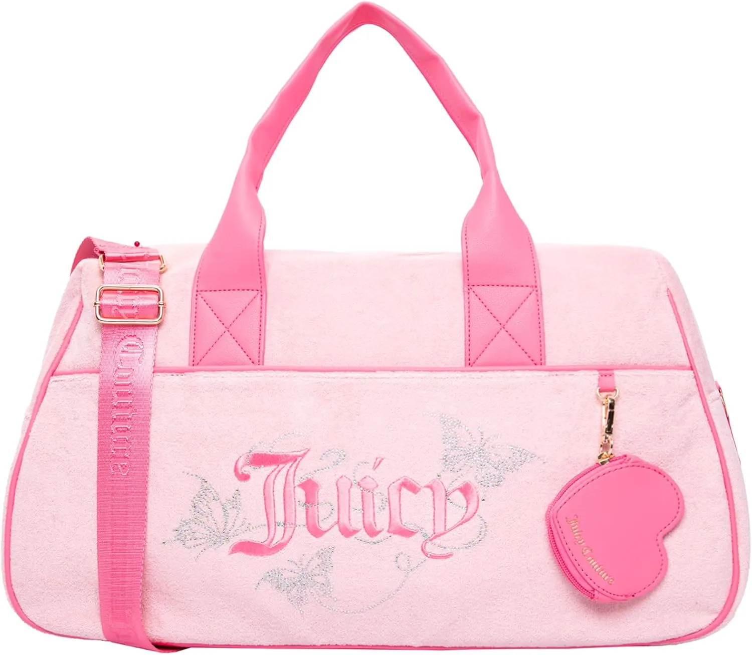 Juicy Couture Women's WINGIN’ IT Weekender, Pink Diamond/Pink, One Size