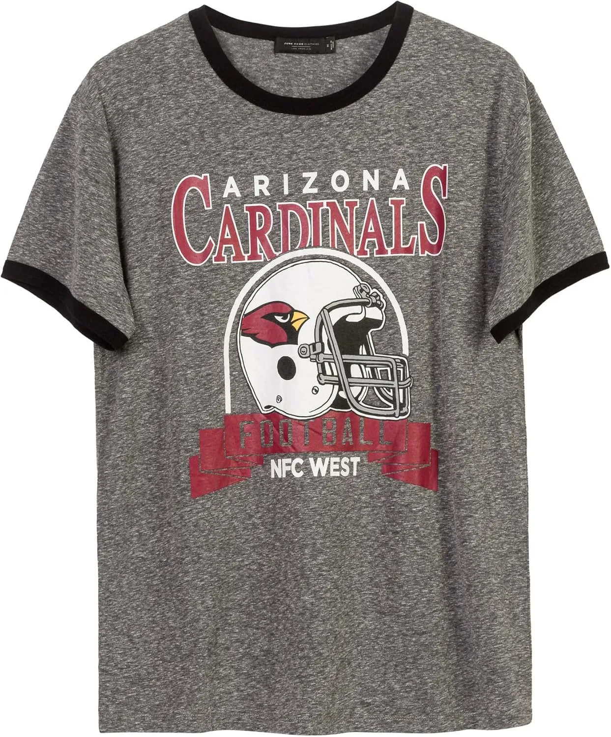 Junk Food Clothing Arizona Carindals Backyard Ringer Tee