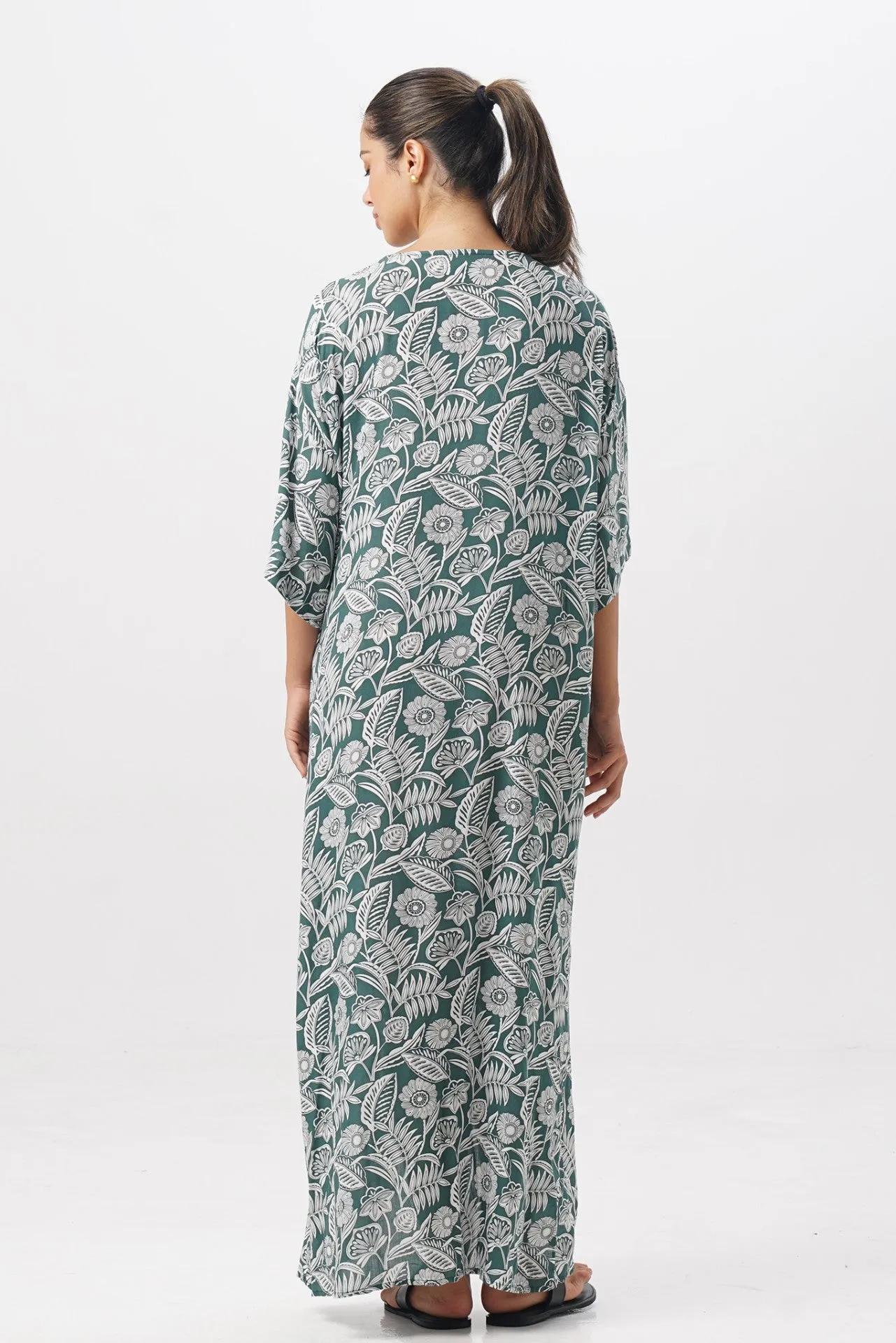 Kaftan Dress Green