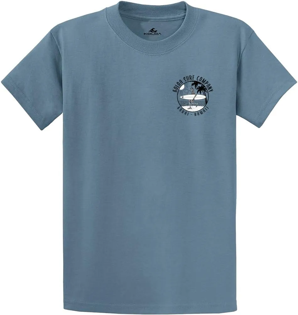 Koloa Surf Mens ol' Koloa Logo Heavyweight Cotton T-Shirt in Reg Big and Tall