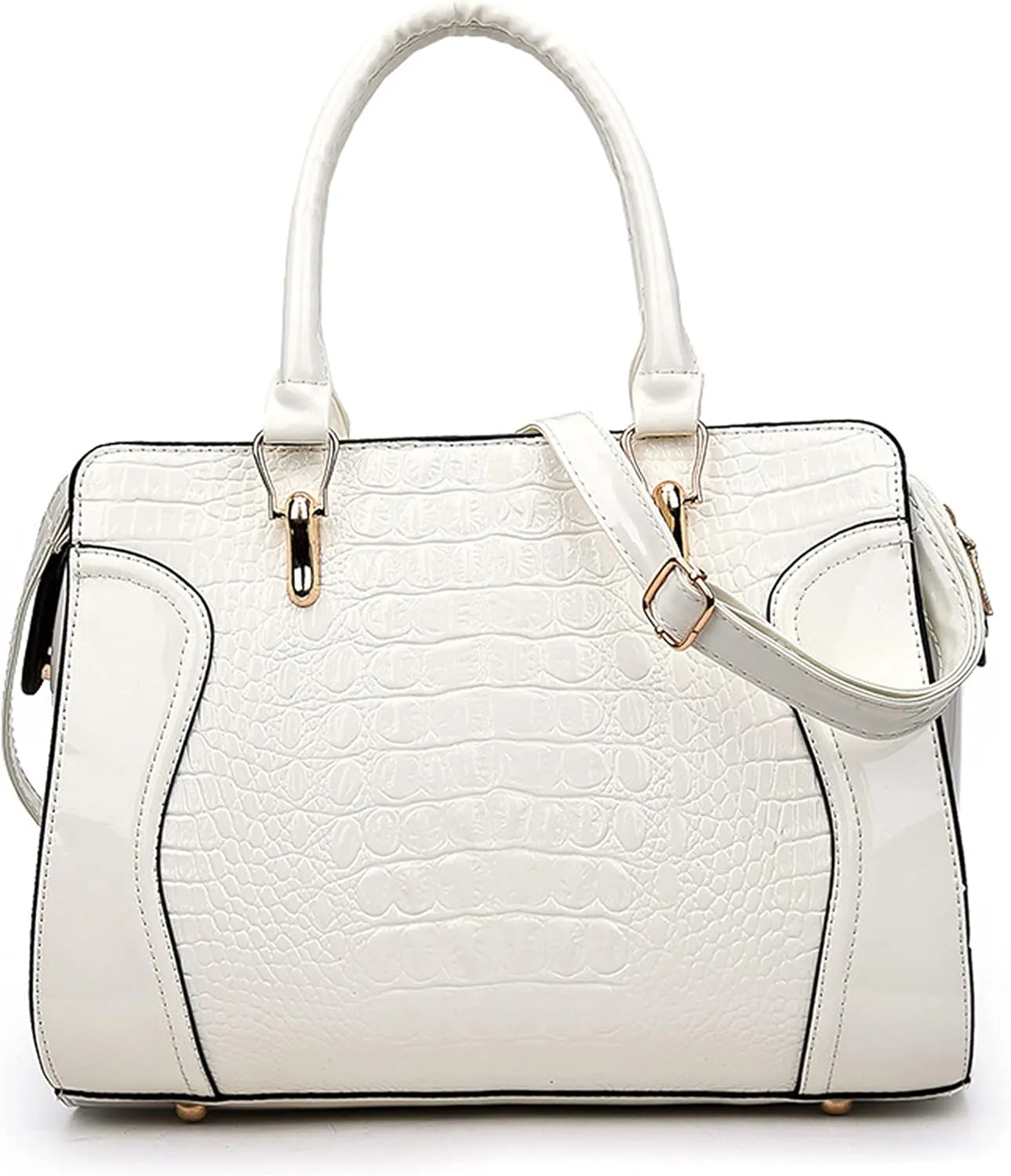 Ladies Tote Retro Alligator Pattern Women Shoulder Bags PU Leather Messenger Bags Handbags Ladies Crossbody Bags