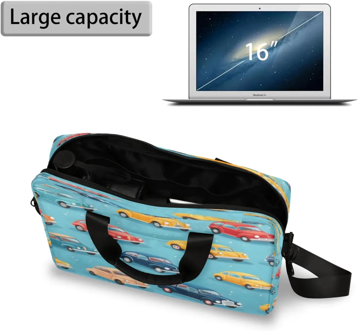 Laptop Shoulder Bag Compatible with Handle, Messenger Shoulder Case for Tablet, Laptop Carrying Case