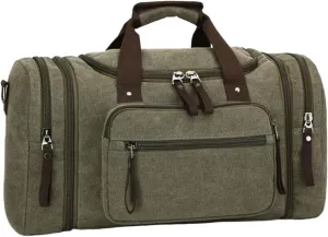 Large-Capacity Luggage Bag Fashion Leisure Travel Bag Trendy Outdoor Messenger Portable Canvas Travel Bag(3)
