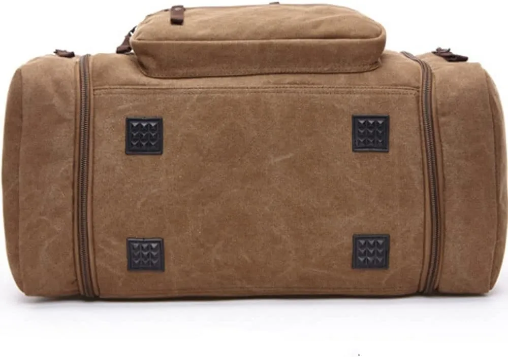 Large-capacity luggage bag fashion leisure travel bag trendy outdoor Messenger portable canvas travel bag