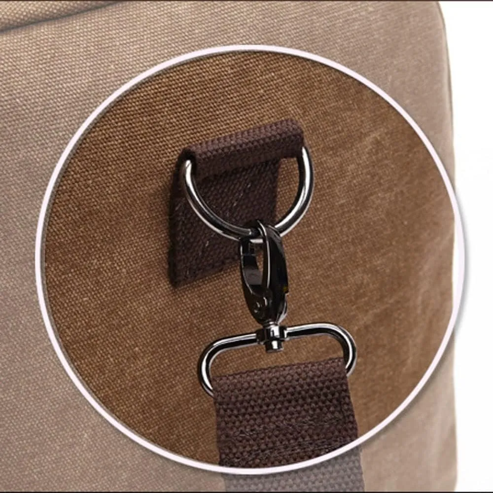 Large-capacity luggage bag fashion leisure travel bag trendy outdoor Messenger portable canvas travel bag