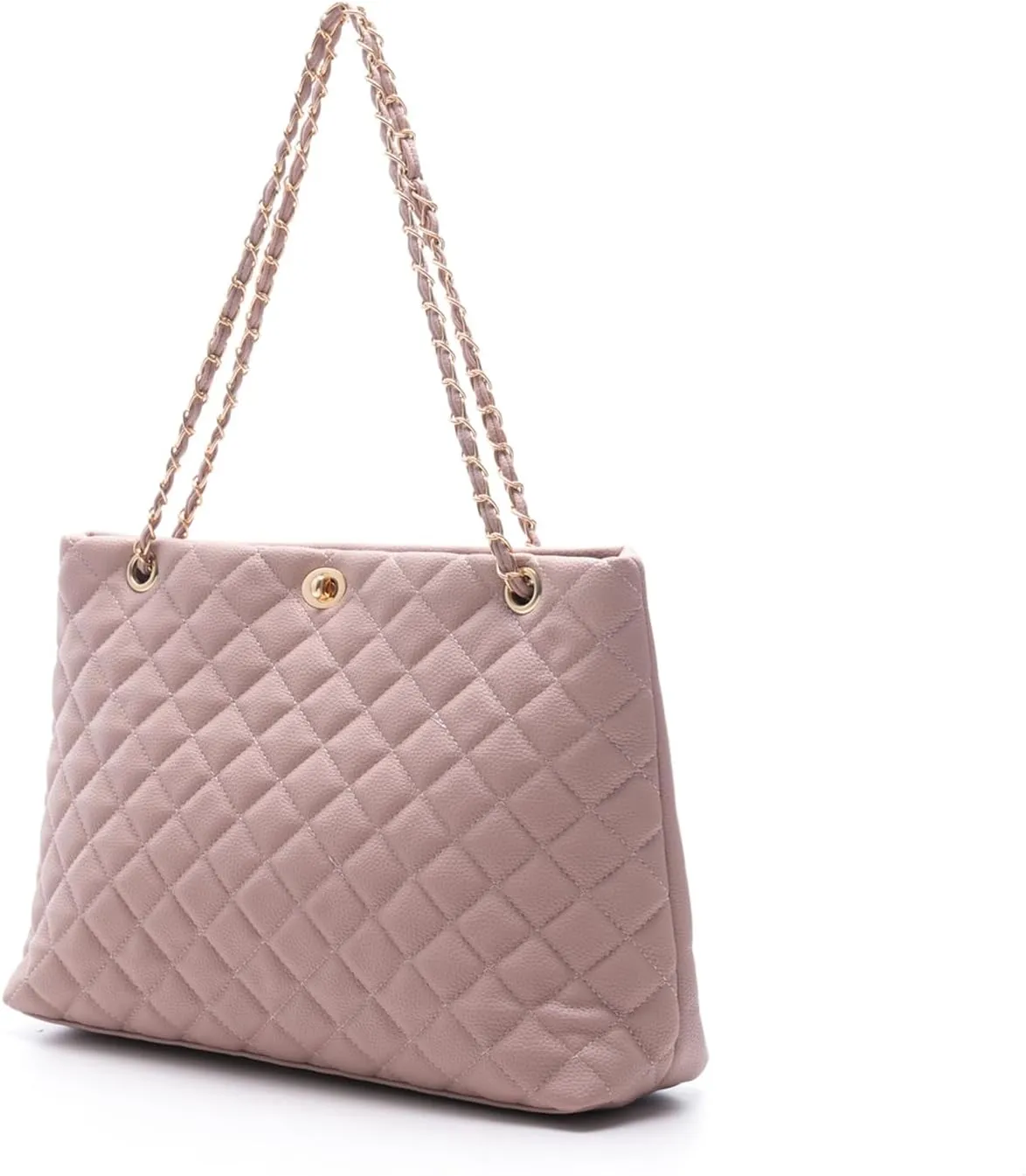 Large Chain Shoulder Bag for Women, Double Strap Handbags Tote Purse