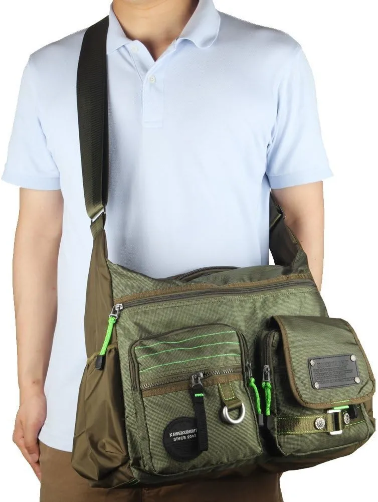 Large Messenger Bag Shoulder Bag Pack Tote Travel Daypack 15"
