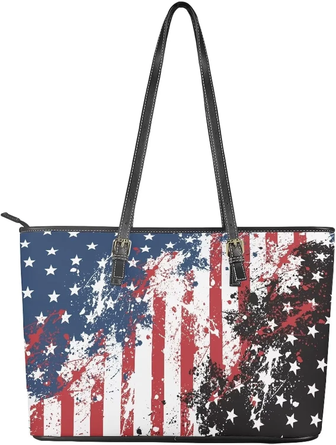Large Tote Purses for Women with Zipper Casual Roomy Top Handbags for Travel