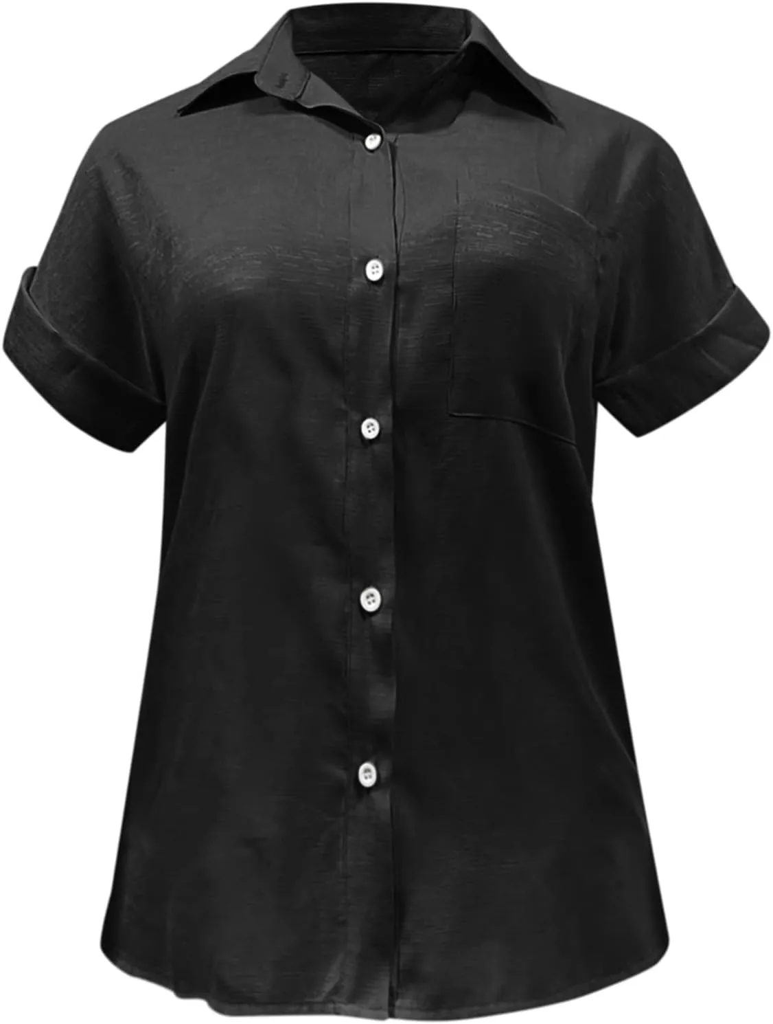 Linen Tops for Women 2025 Summer High Low Cotton Linen Shirt Button Down Embroidered Blouse Long Sleeve Tunic Tops