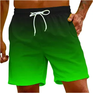 Lipstick Men's Shorts Tie Dye Sports Shorts Casual Beach Couple Pants Gym for Men Mens Swim with Mesh Elastic Waist