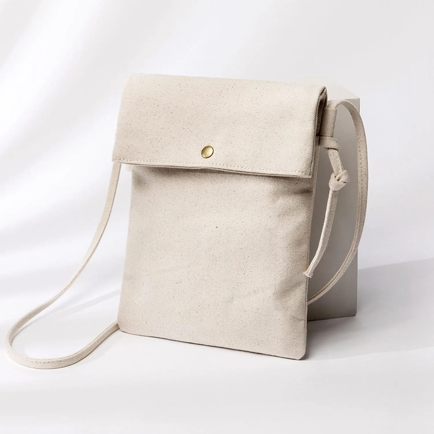 Literature and art small fresh fairy canvas messenger bag ins student shoulder canvas bag small bag mobile phone bag