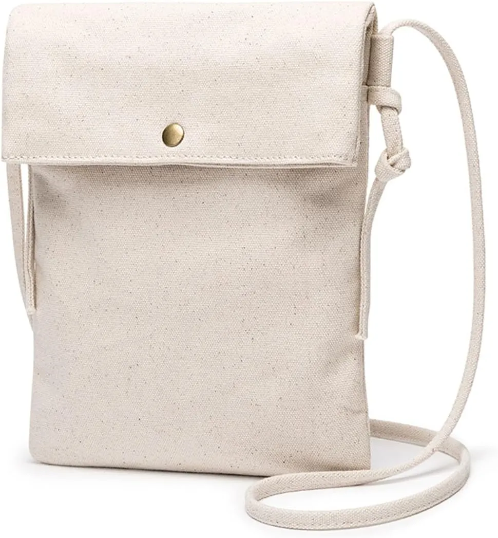 Literature and art small fresh fairy canvas messenger bag ins student shoulder canvas bag small bag mobile phone bag