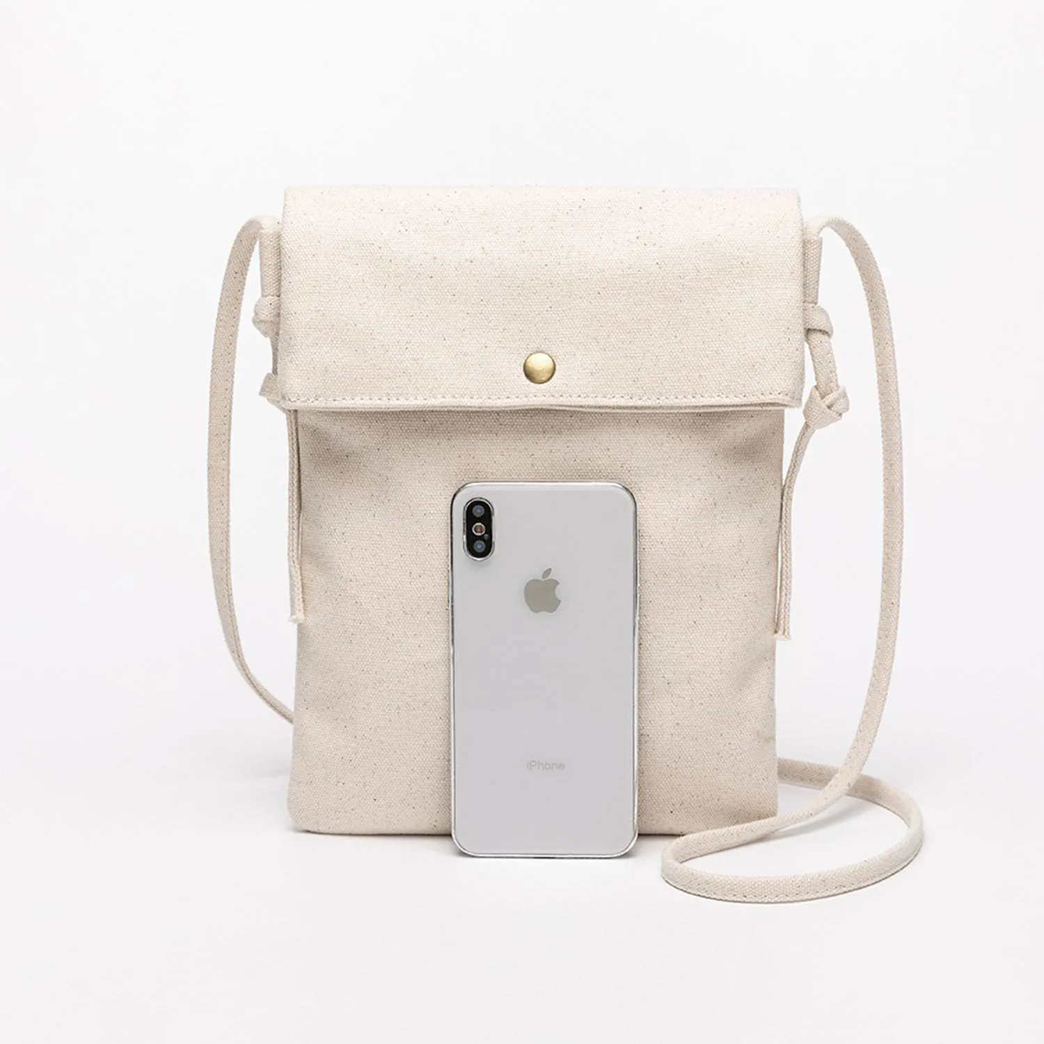 Literature and art small fresh fairy canvas messenger bag ins student shoulder canvas bag small bag mobile phone bag
