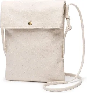 Literature and art small fresh fairy canvas messenger bag ins student shoulder canvas bag small bag mobile phone bag