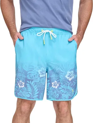 Margaritaville Men's Standard Island Reserve Hibiscus Print Swim Trunk