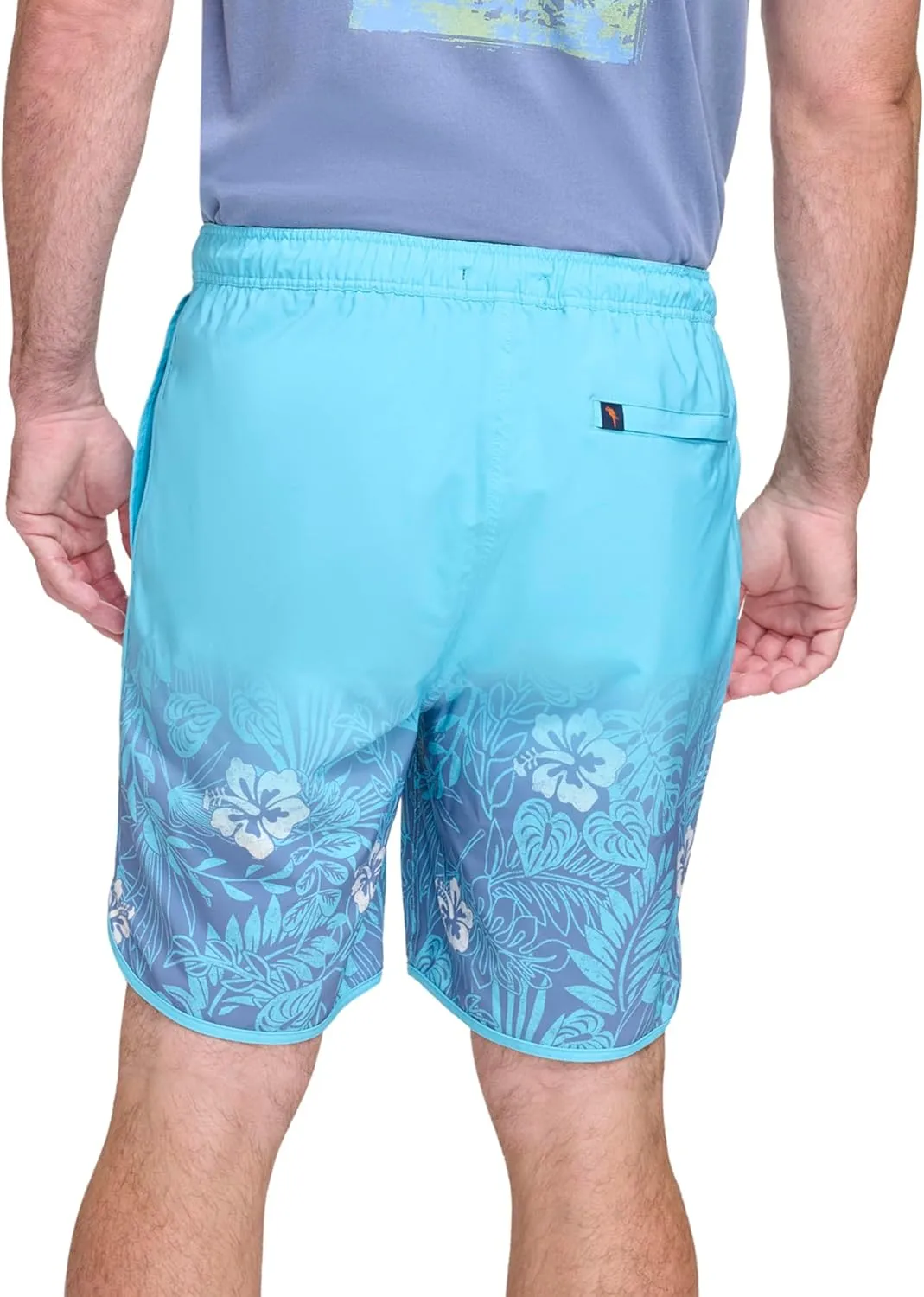 Margaritaville Men's Standard Island Reserve Hibiscus Print Swim Trunk